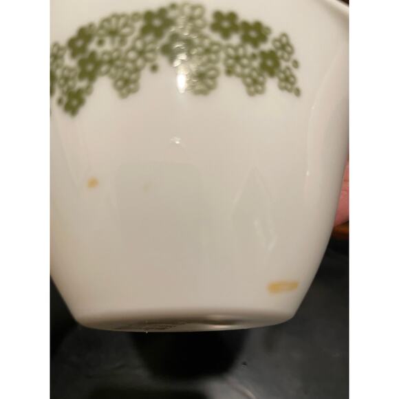 Vintage Cornell CorningWare Pyrex Spring Blossom  hook handle tea cup - Picture 4 of 4